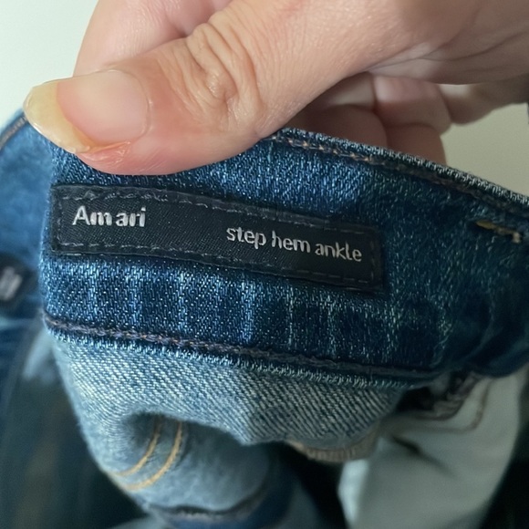 Citizens Of Humanity Amari Step Hem Mid Rise Front Seam Ankle Jeans Size 26 - Picture 11 of 14